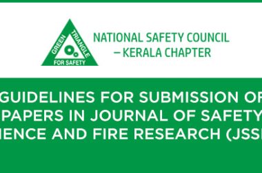 GUIDELINES FOR SUBMISSION OF PAPERS IN JOURNAL OF SAFETY SCIENCE AND FIRE RESEARCH (JSSFR)