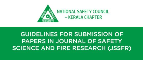 GUIDELINES FOR SUBMISSION OF PAPERS IN JOURNAL OF SAFETY SCIENCE AND FIRE RESEARCH (JSSFR)