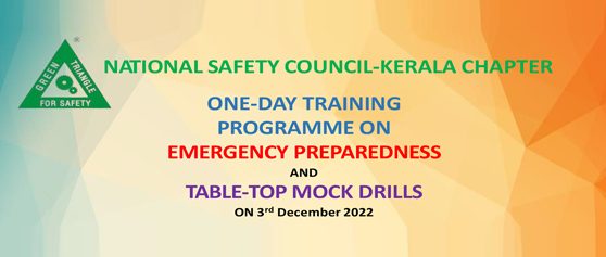 Training Programme on Emergency Preparedness and Table-Top Mock Drills
